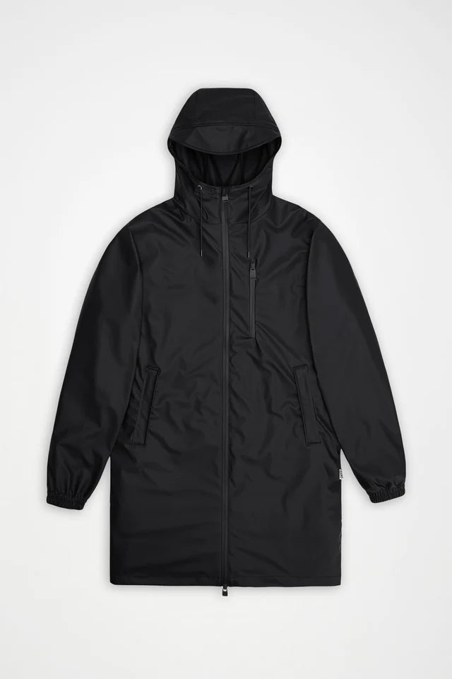 Rains Long Storm Breaker W3 Jacket Black