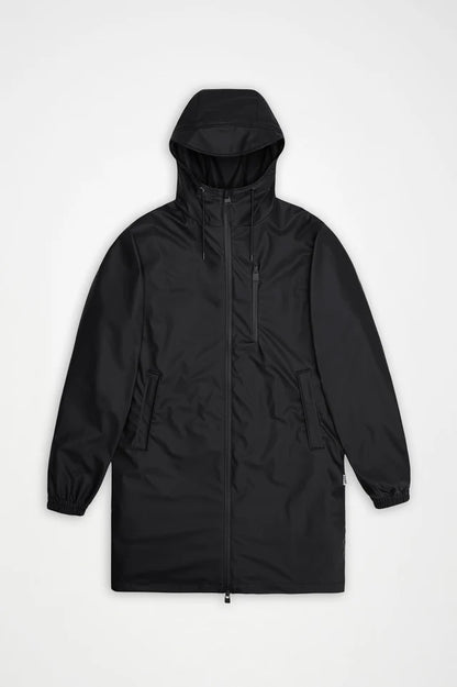 Rains Long Storm Breaker W3 Jacket Black