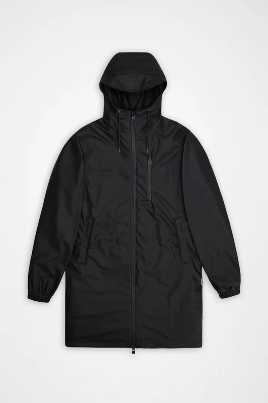 Rains Long Storm Breaker W3 Jacket Black