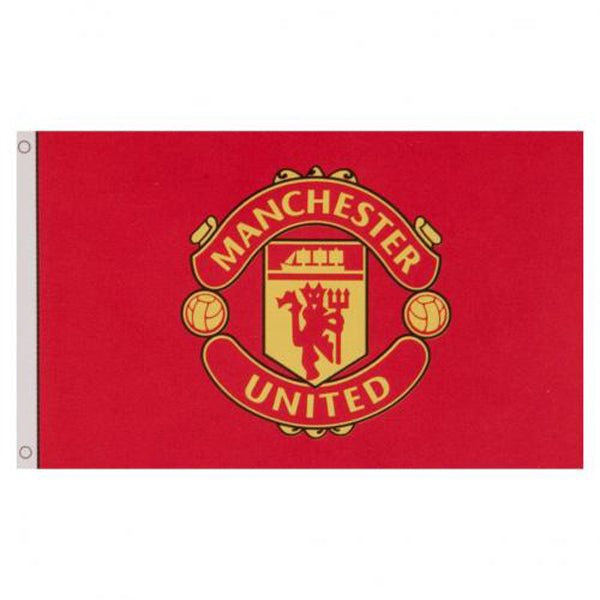 Manchester United Core Crest Flag