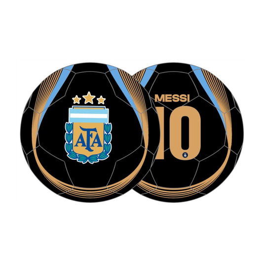 Argentina Lionel Messi Black and Gold Soccer Ball