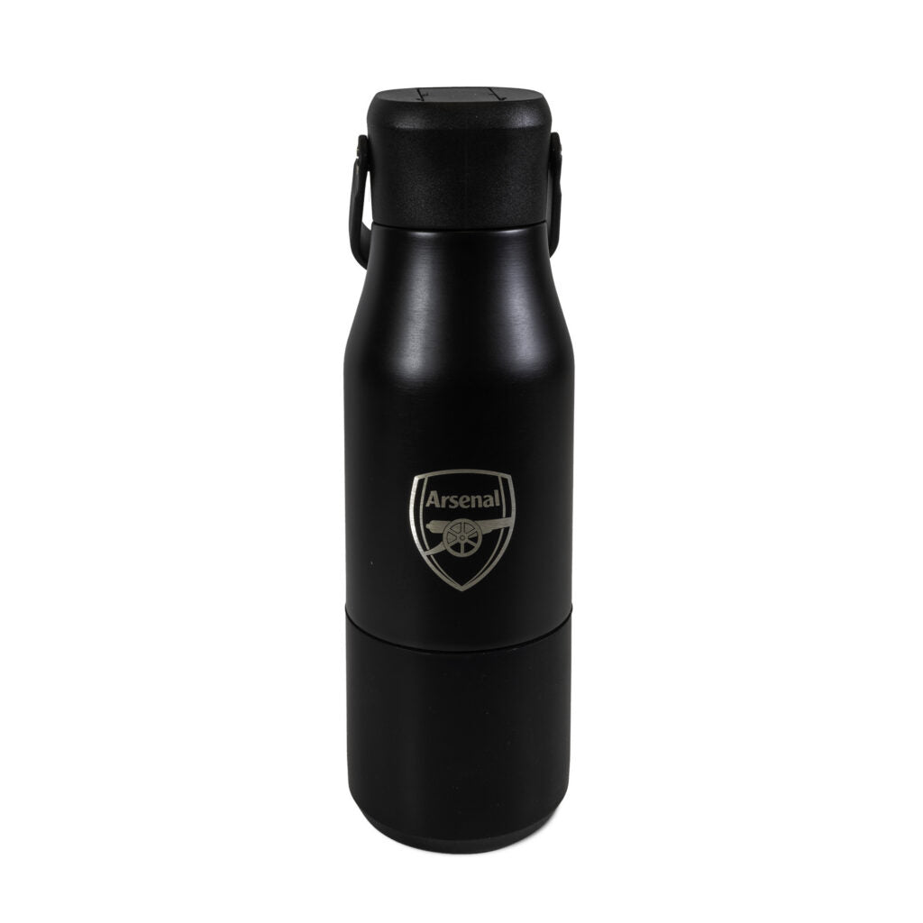 Arsenal Stainless Steel Black Water Bottle (650 ML)