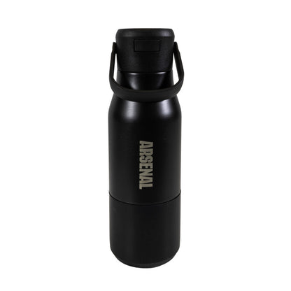 Arsenal Stainless Steel Black Water Bottle (650 ML)