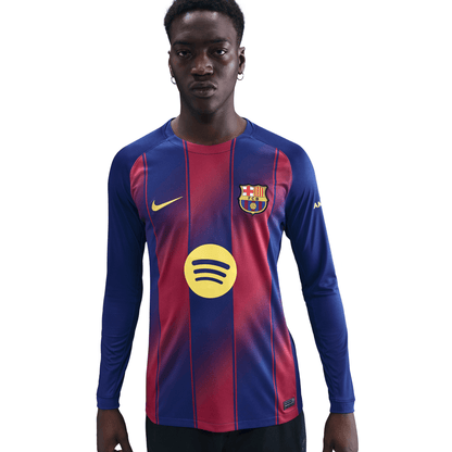 Nike Barcelona 25/26 Long Sleeve Home Jersey