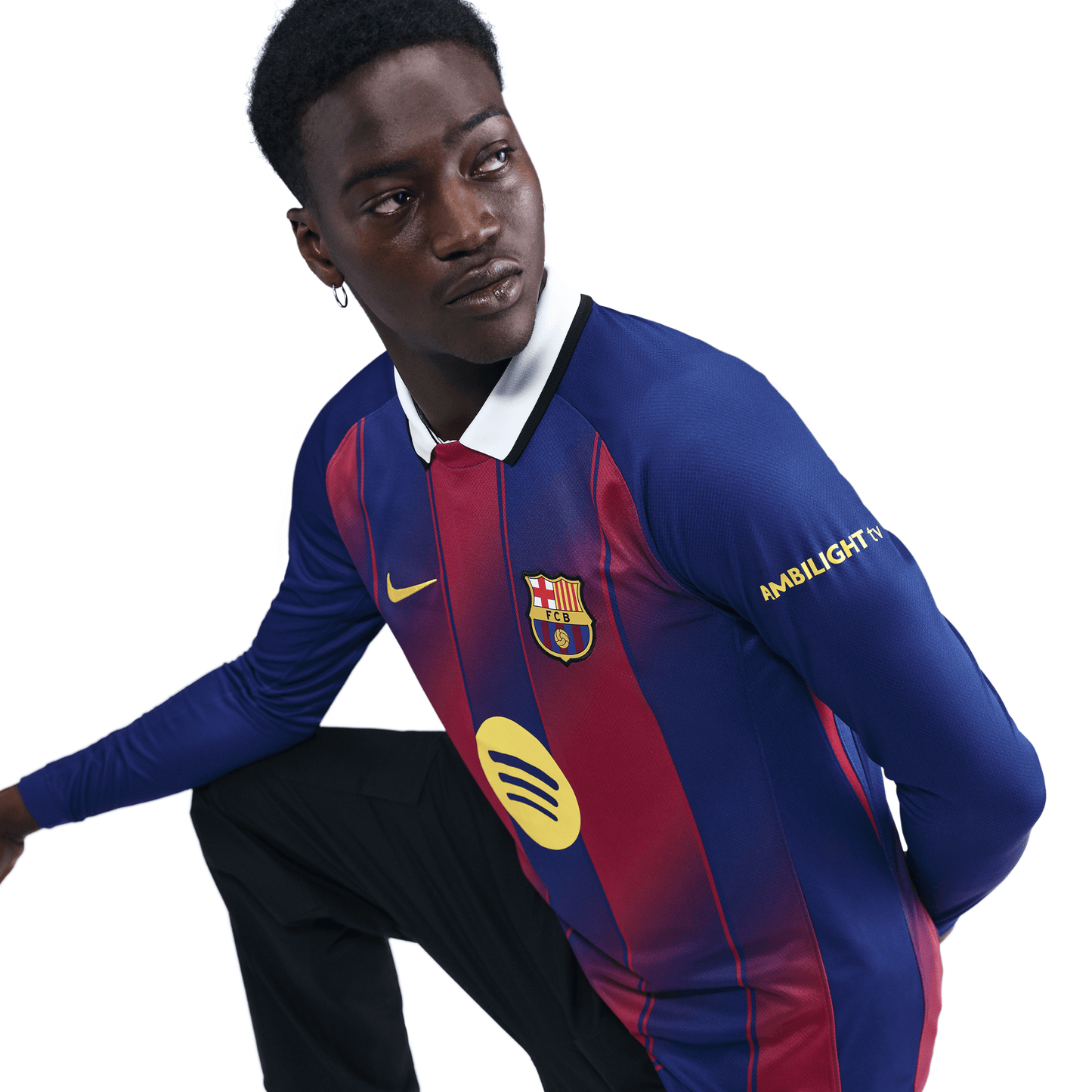 Nike Barcelona 25/26 Long Sleeve Home Jersey