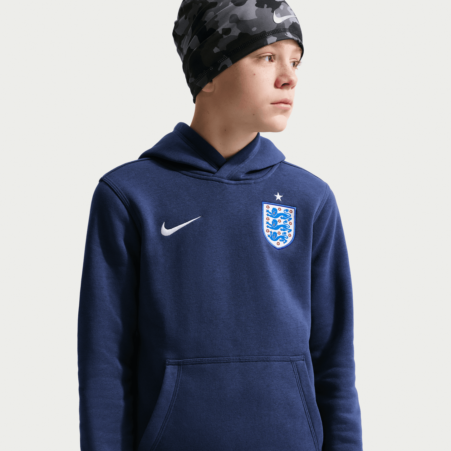 Nike England 2026 Club Pullover Hoodie Youth