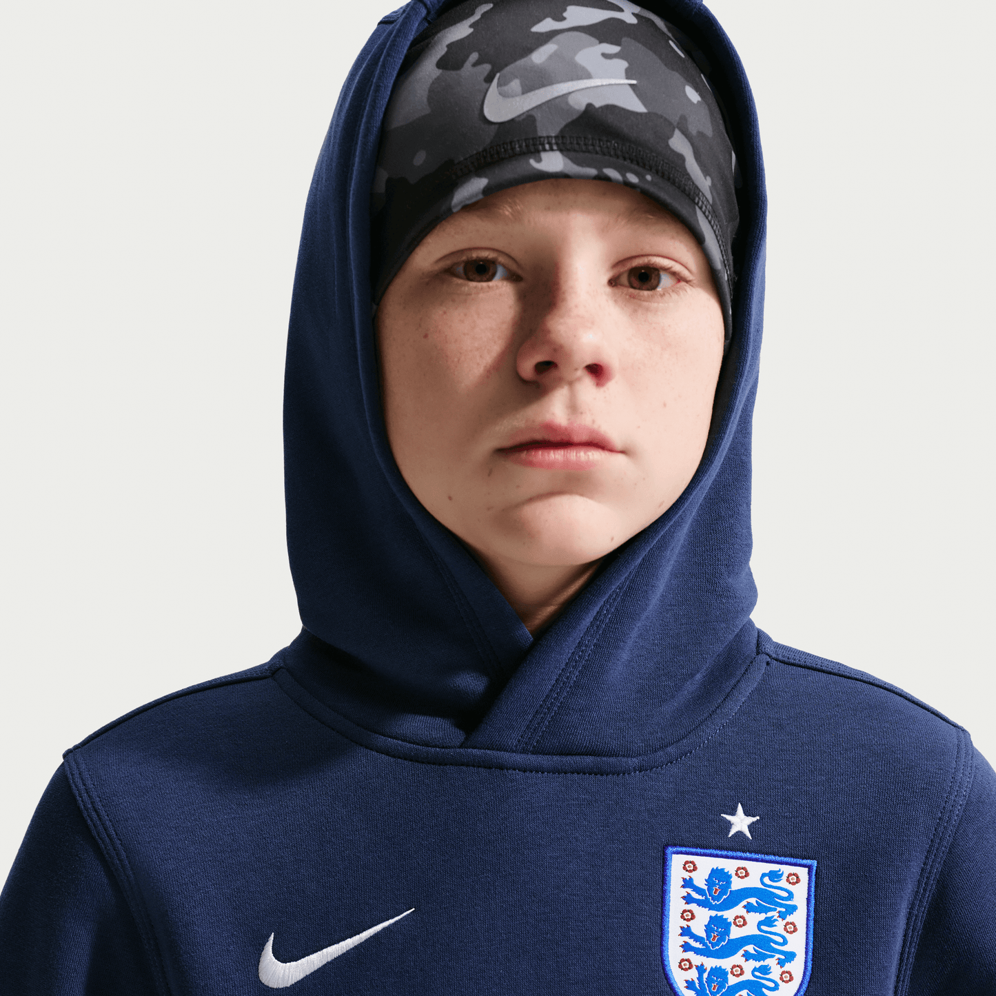 Nike England 2026 Club Pullover Hoodie Youth