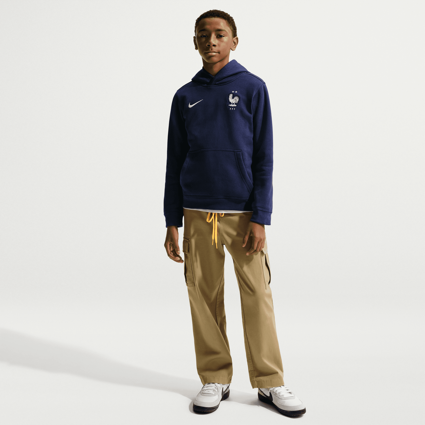 Nike France 2026 Club Pullover Hoodie Youth