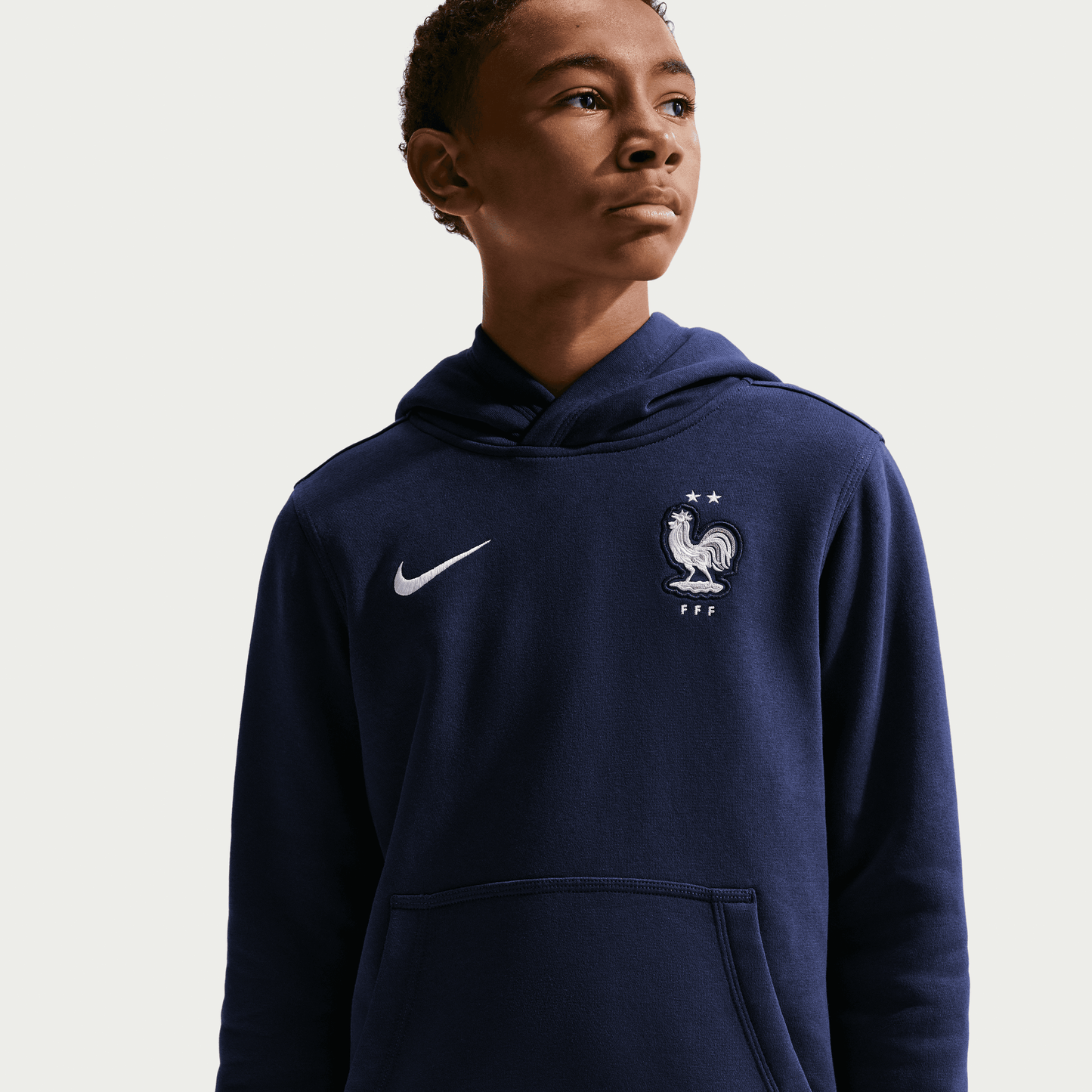 Nike France 2026 Club Pullover Hoodie Youth