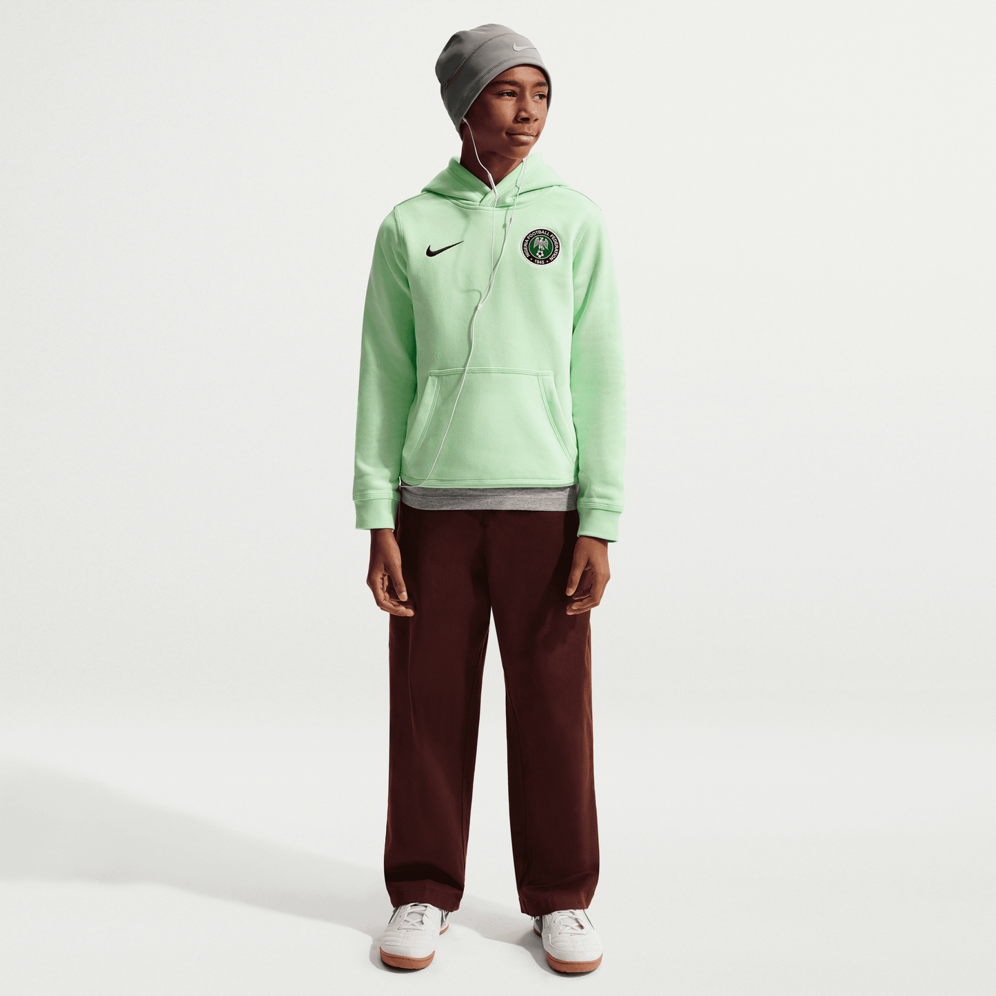 Nike Nigeria Club Pullover Hoodie Youth