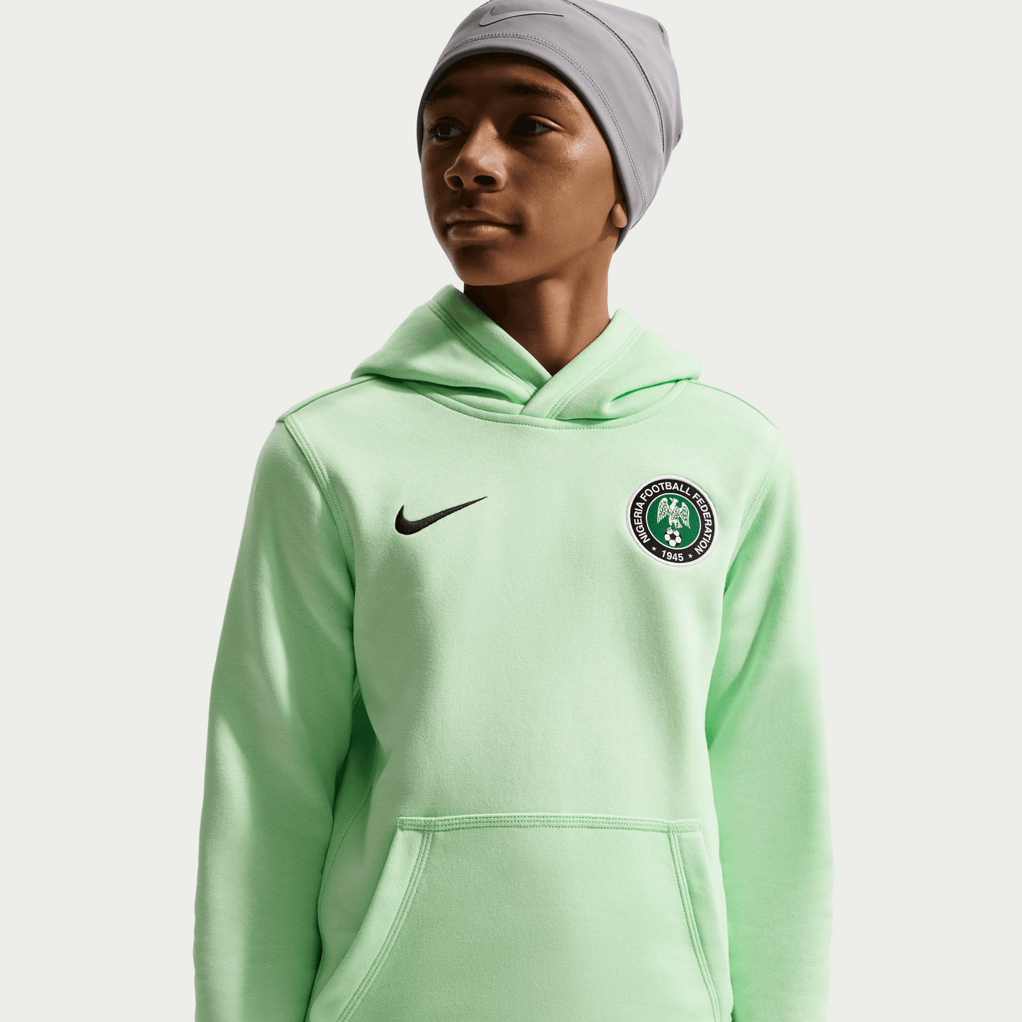 Nike Nigeria Club Pullover Hoodie Youth