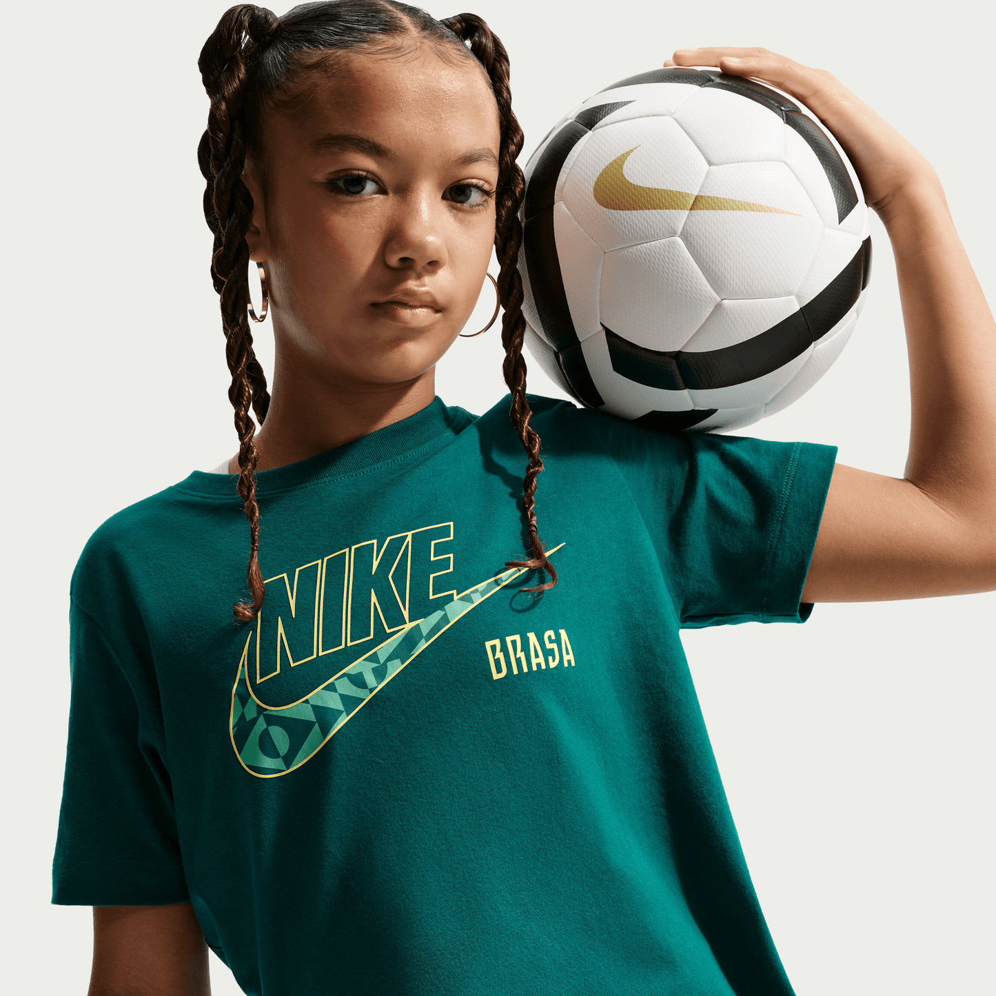 Nike Brazil Futura T-Shirt Youth