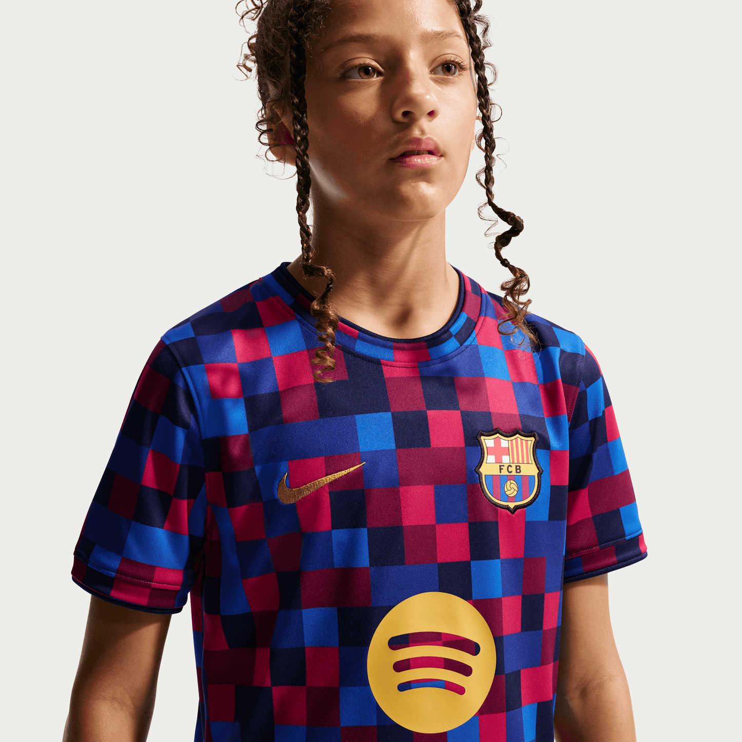 Nike Barcelona 26/27 Home Pre-Match Jersey Youth