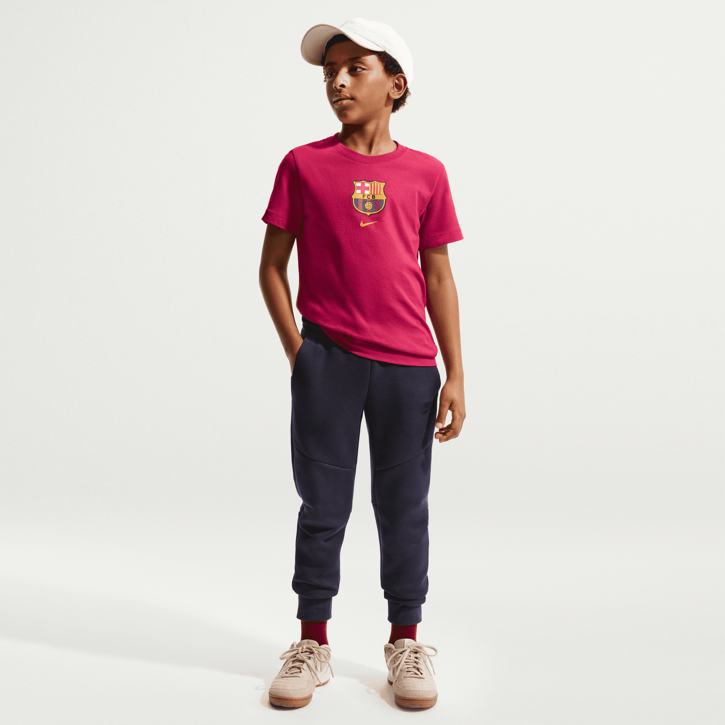 Nike Barcelona 26/27 Crest T-Shirt Youth