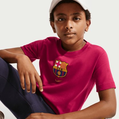 Nike Barcelona 26/27 Crest T-Shirt Youth