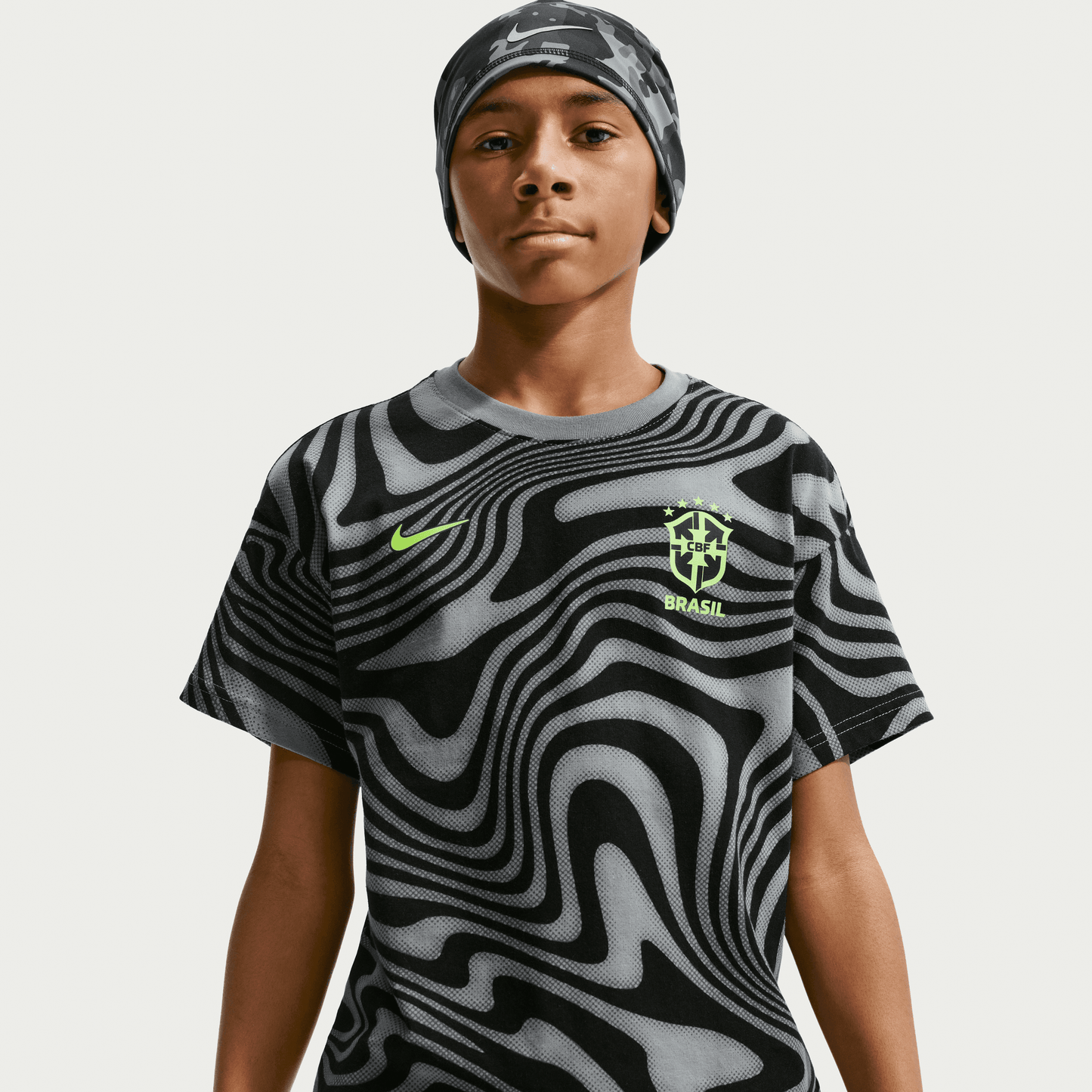 Nike Brazil AOP T-Shirt Youth