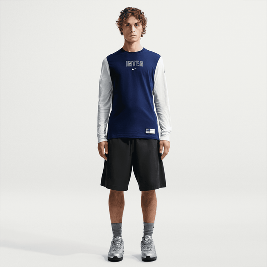 Nike Inter Milan Long Sleeve Varsity Baseball T-Shirt
