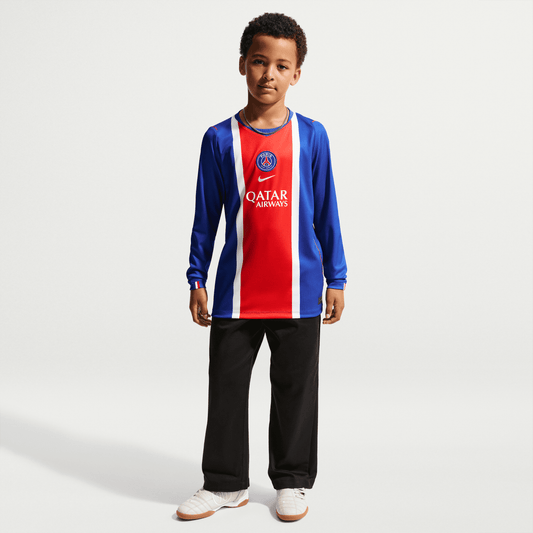 Nike Paris Saint-Germain 26/27 Stadium Long Sleeve Home Jersey Youth