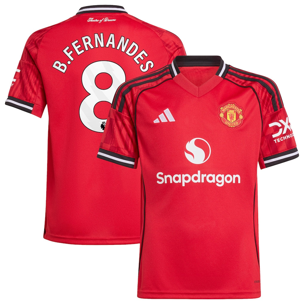 Adidas Manchester United 25/26 B. Fernandes #8 Home Jersey