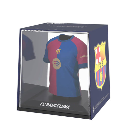 Barcelona Home Splink Soccer Jersey Collectible (3.75")