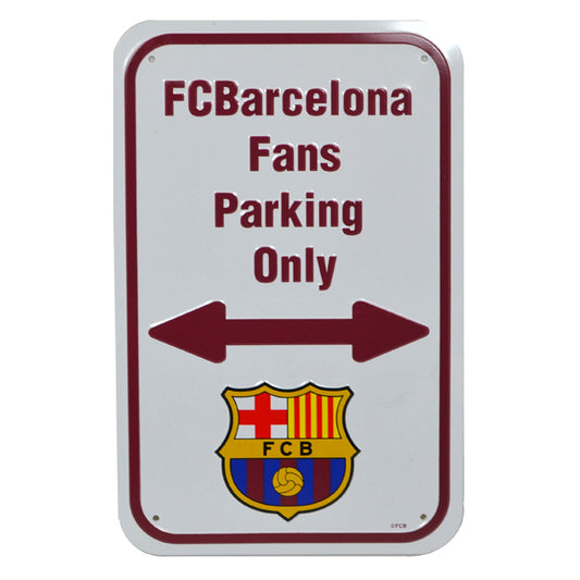 Barcelona Fan Parking Sign