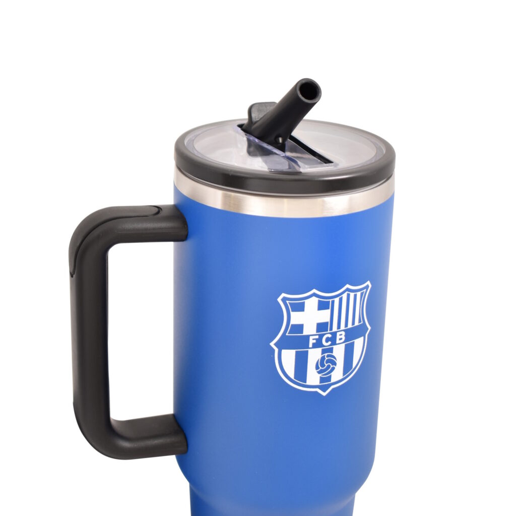 Barcelona Handle Flip Straw Insulated Tumbler (40 OZ)