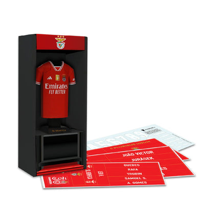 Benfica Alloy Collectors Mini Metal Home Jersey Locker Pack