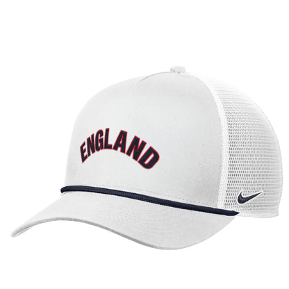 Nike England 5-Panel Rise Visor Rope Trucker Hat