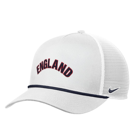 Nike England 5-Panel Rise Visor Rope Trucker Hat