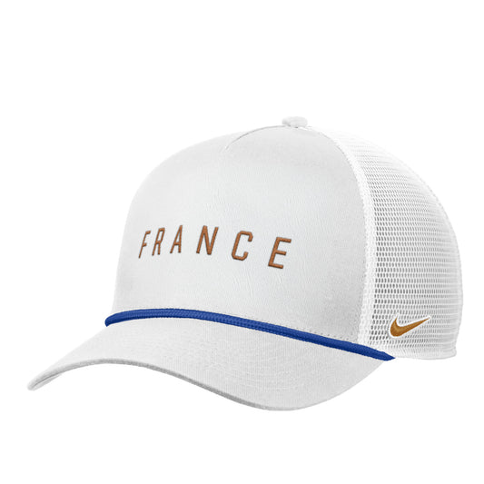 Nike France 5-Panel Rise Visor Rope Trucker Hat