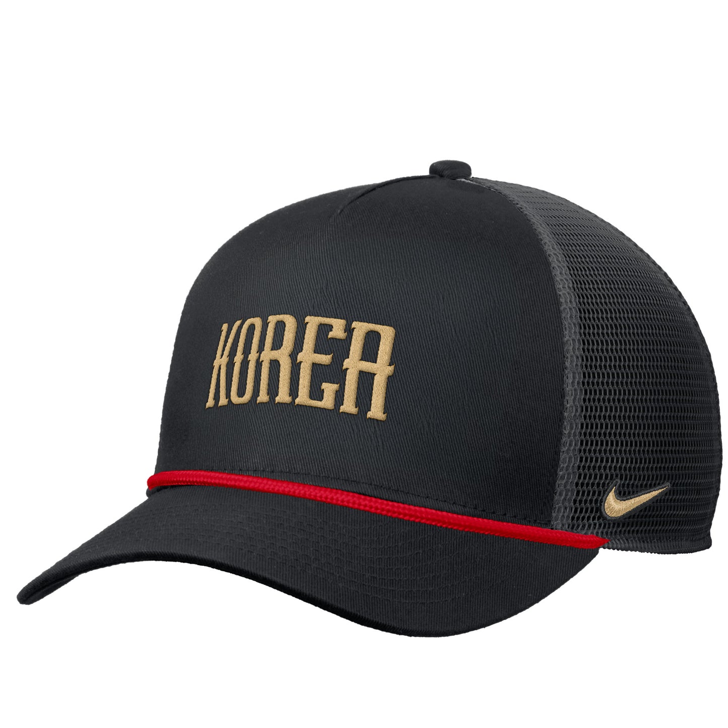 Nike South Korea 2026 5-Panel Rise Visor Rope Trucker Hat