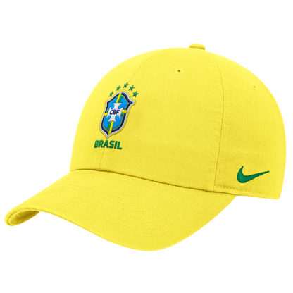 Nike Brazil Woven Patch Crest Club Cap Yellow