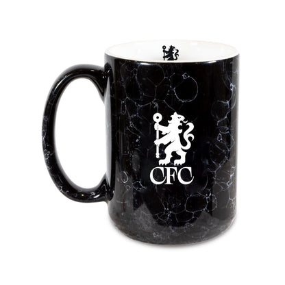 Chelsea Black Marble Mug (15 OZ)