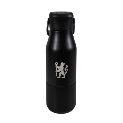 Chelsea Stainless Steel Black Water Bottle (650 ML)