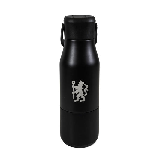 Chelsea Stainless Steel Black Water Bottle (650 ML)