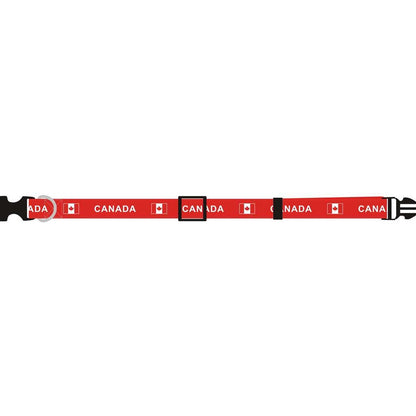 Canada Large Adjustable Dog Collar (Fits 16" to 26")