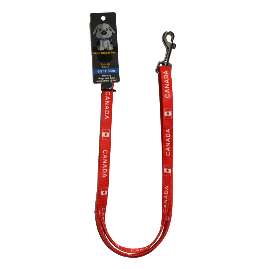 Canada Thin Dog Leash (15 mm / 0.6" Width)