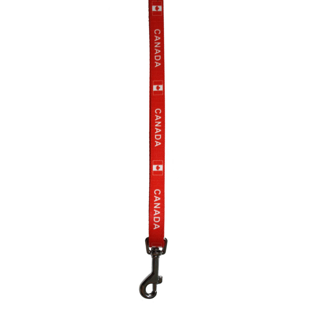 Canada Thin Dog Leash (15 mm / 0.6" Width)