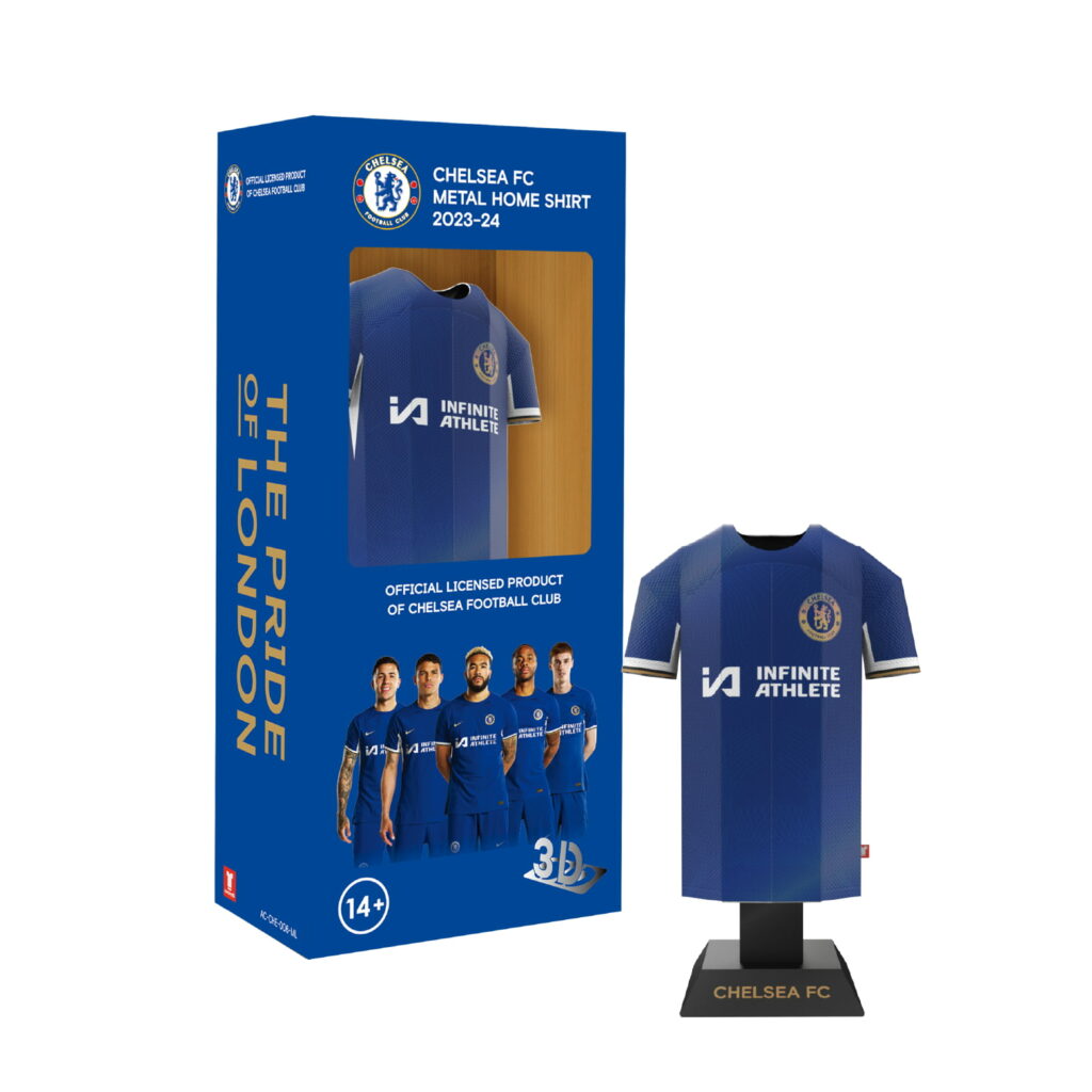 Chelsea Alloy Collectors Mini Metal Home Jersey Display Box