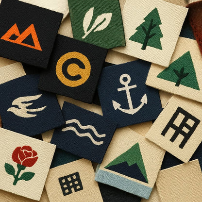 LOGO TISSÉ de 3 à 5 pouces