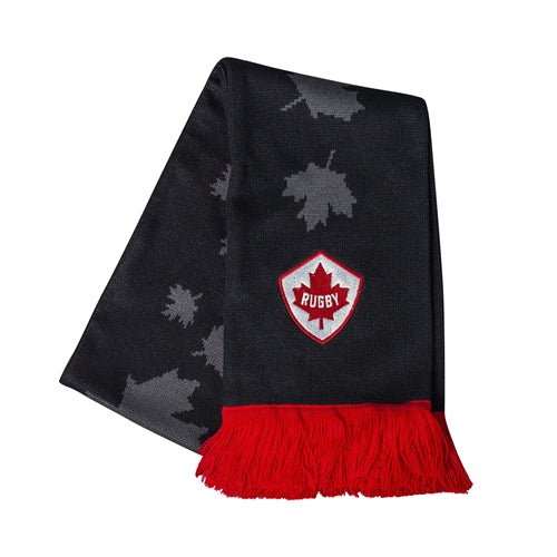 Canada Rugby Scarf Black