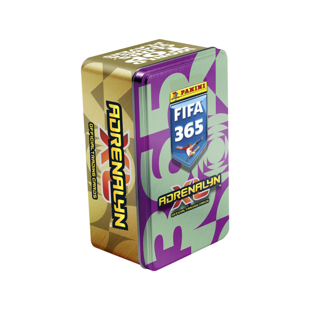 Panini Adrenalyn XL 2025-26 FIFA 365 Cards Mega Tin (42 Cards + 2 LE & 1 Golden Baller)