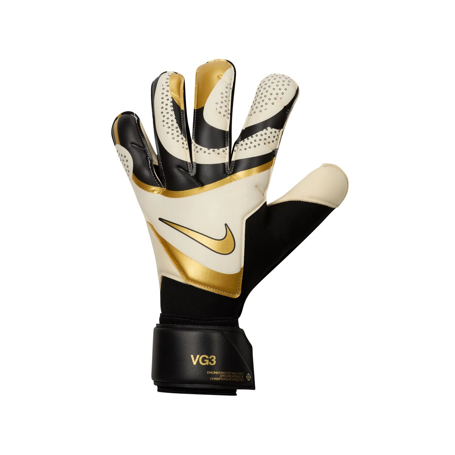 Gants de gardien de but Nike Vapor Grip3 Noir/Blanc/Or