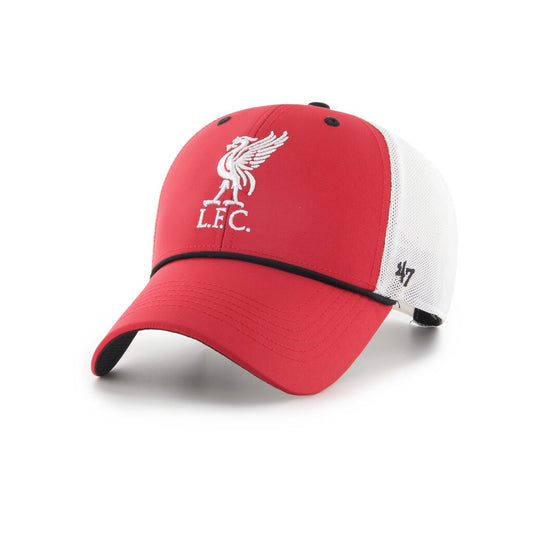 Liverpool 47 Red & White Snapback Trucker Hat