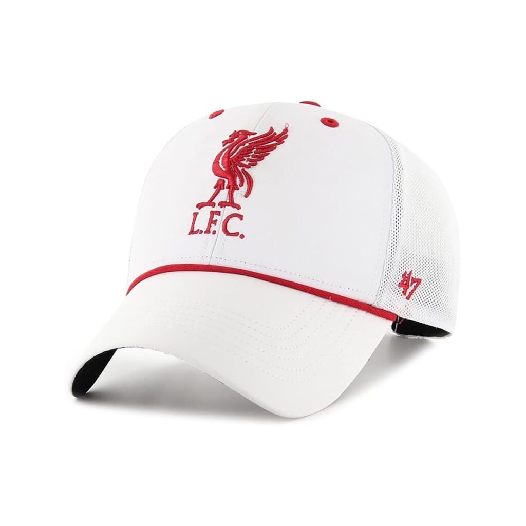 Liverpool 47 White & Red Snapback Trucker Hat