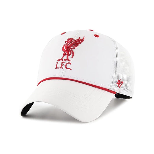 Liverpool 47 White & Red Snapback Trucker Hat