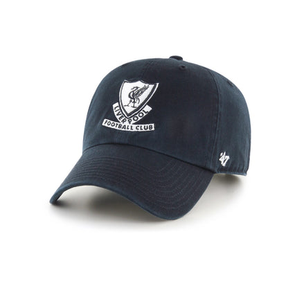 Liverpool 47 Black Retro Logo Adjustable Hat