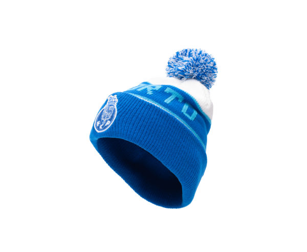 Porto Beanie Blue Pom