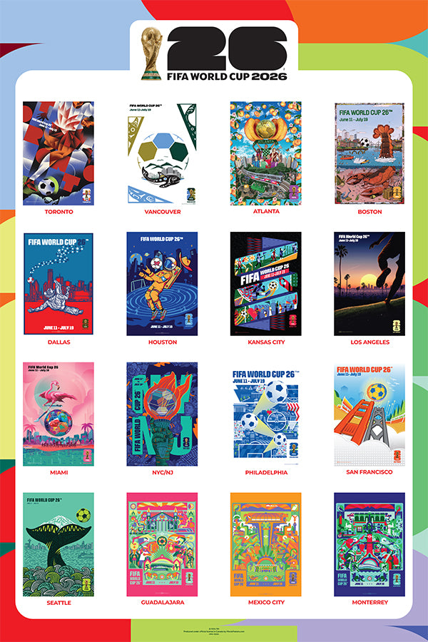 FIFA World Cup™ Host Cities Collection Poster