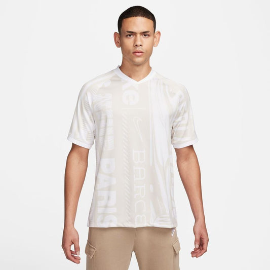 Maillot de football Nike Culture of Football Dri-FIT à manches courtes, blanc